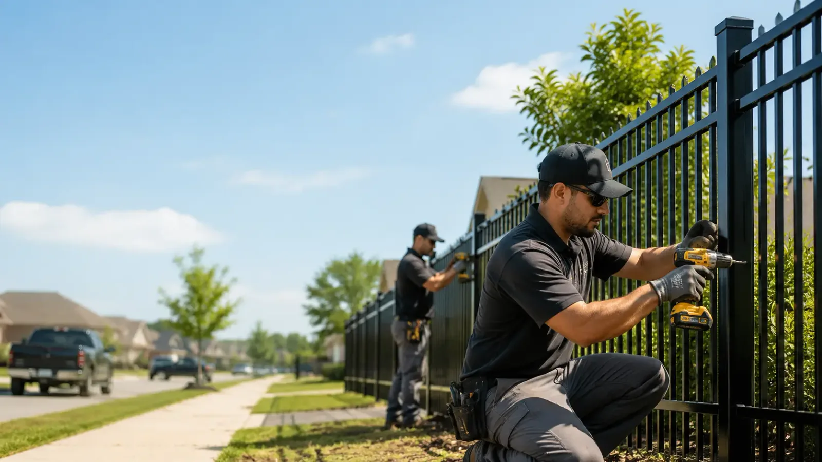 Metal Fence Installation in Easton, IL